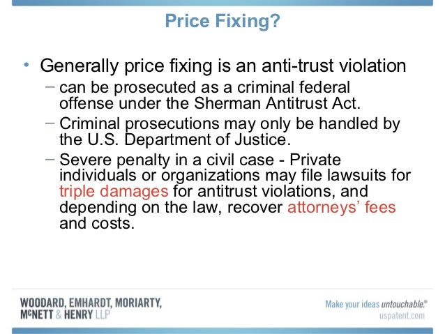 what is price-fixing apex price fixing examples